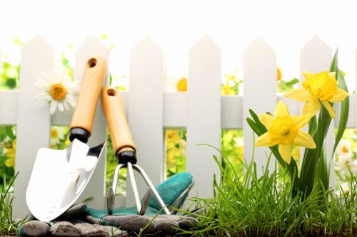 Downham landscape gardening with seasonal planting and outdoor features