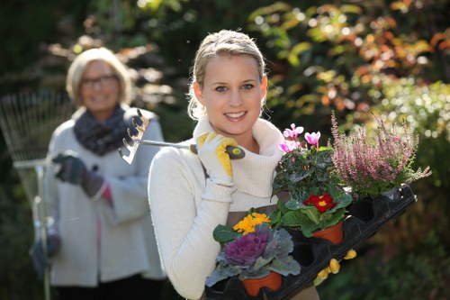 Image illustrating ethical workforce monitoring in Downham gardening services